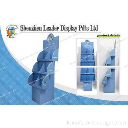 Three Tier Heavy Duty Corrugated Cardboard Floor Display St